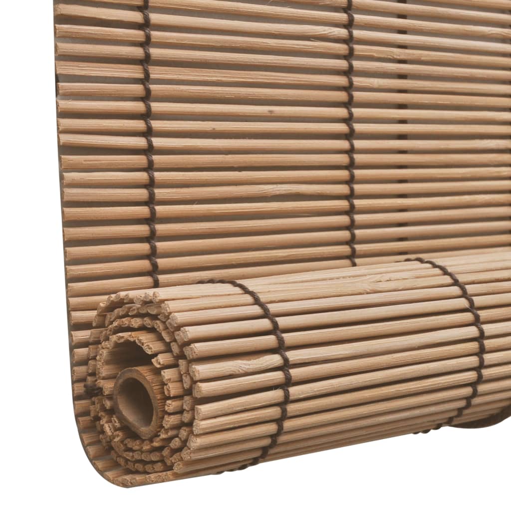 vidaXL Estore de enrolar 100x220 cm bambu castanho