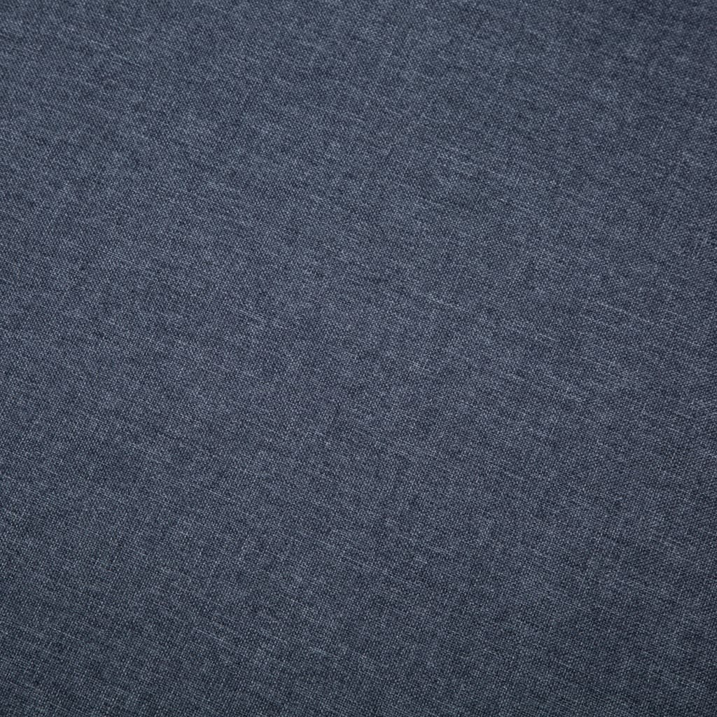 vidaXL Sofá em tecido c/ forma de L 186x136x79 cm cinzento escuro
