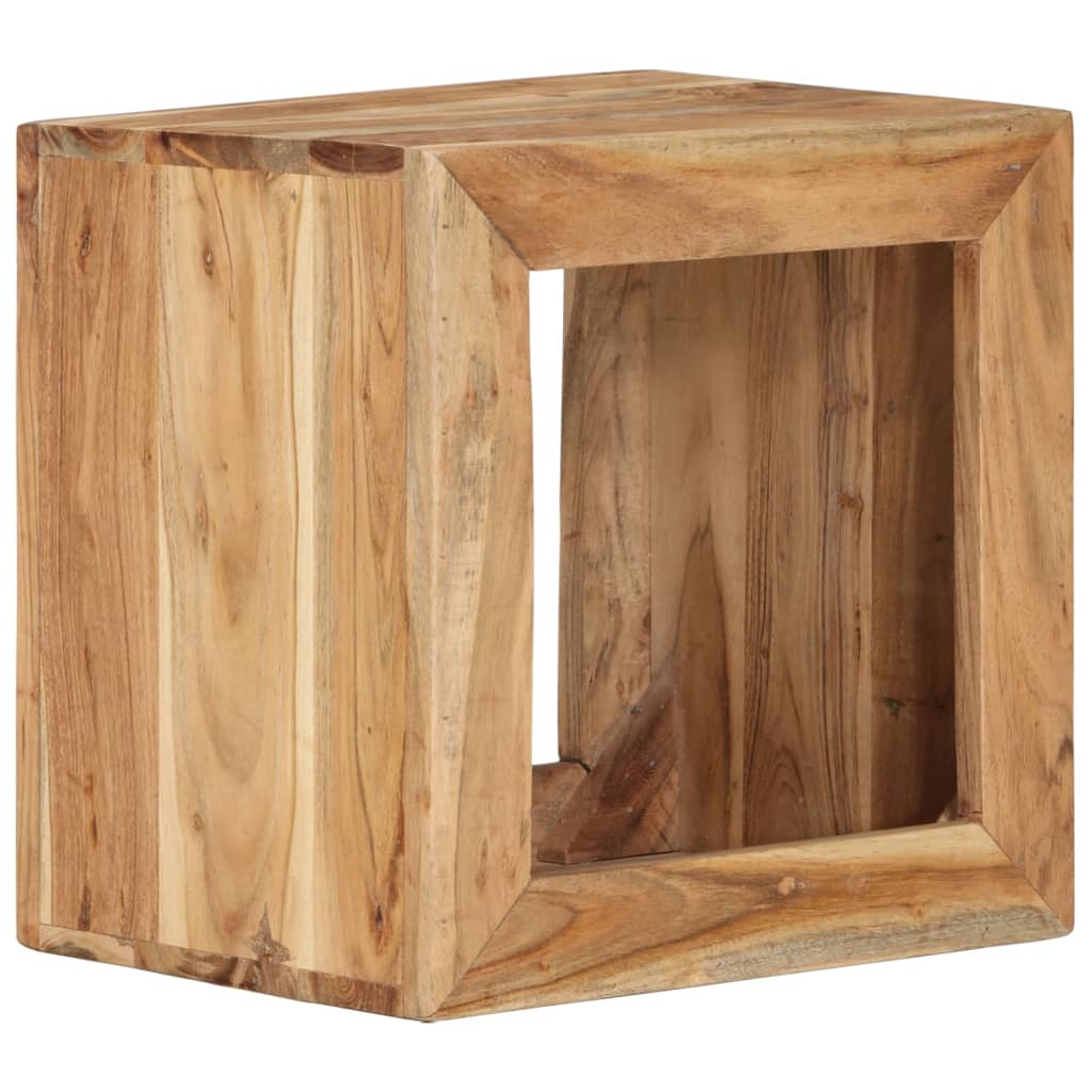 vidaXL Banco 40x30x40 cm madeira de acácia maciça