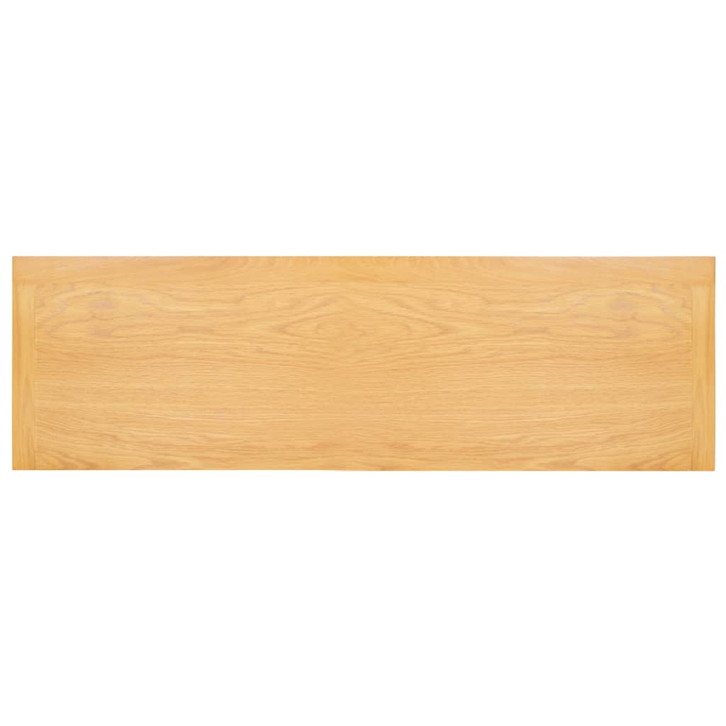 vidaXL Mesa consola 83x30x73 cm madeira carvalho maciça