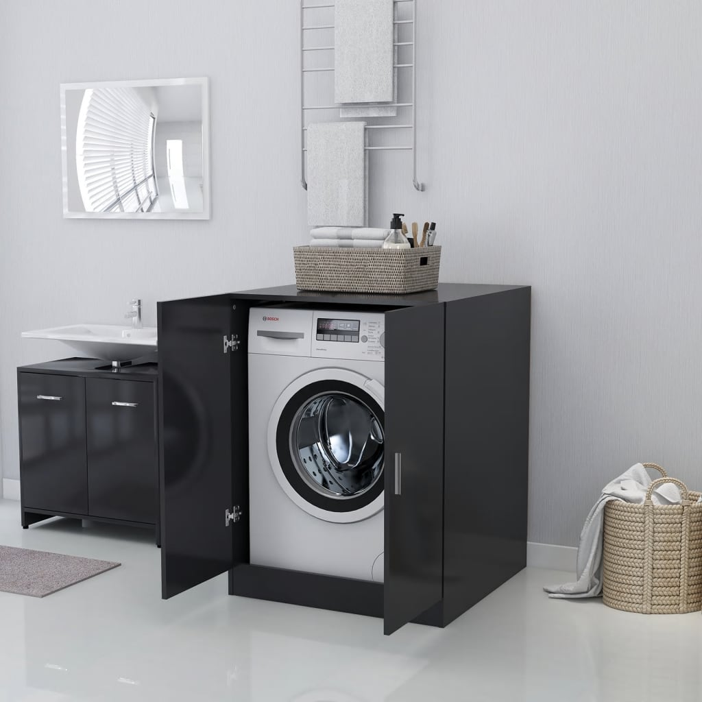 vidaXL Armário máquina lavar roupa 71x71,5x91,5 cm cinzento