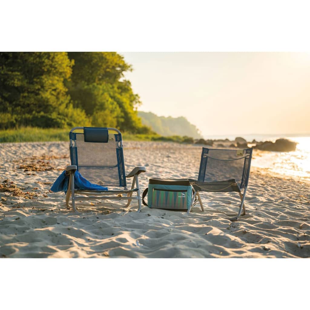 Easy Camp Cadeira de praia dobrável Breaker azul oceano