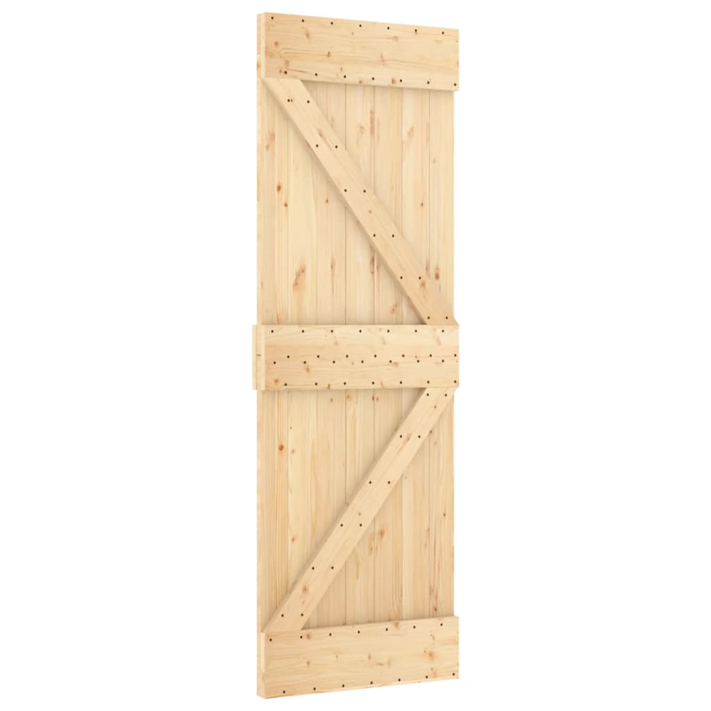 vidaXL Porta NARVIK 70x210 cm madeira de pinho maciça