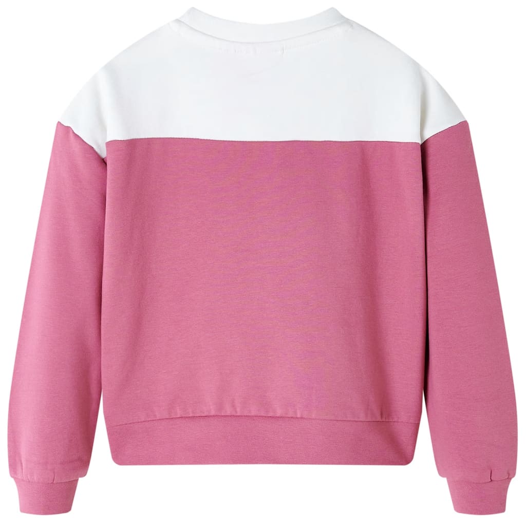 Sweatshirt para criança cor framboesa 92