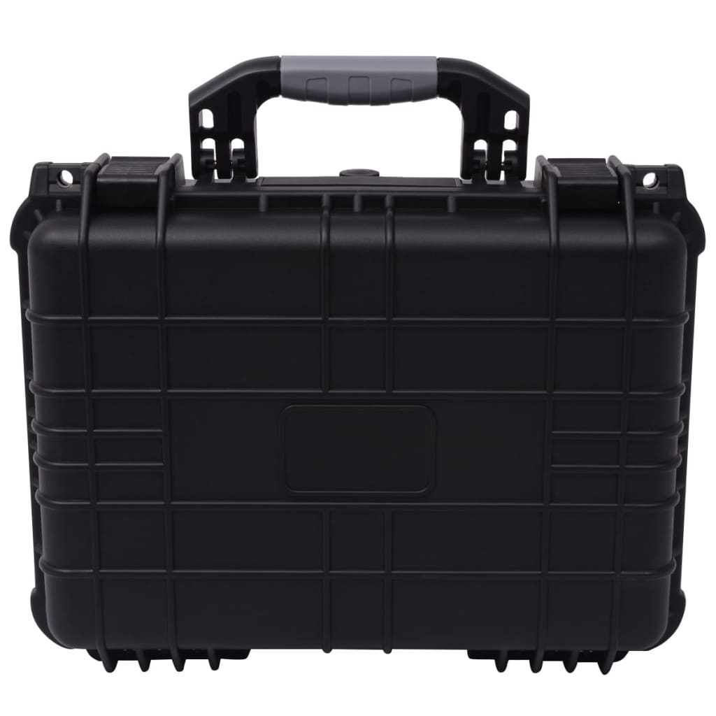 vidaXL Caixa protetora de equipamento 40,6x33x17,4 cm preto