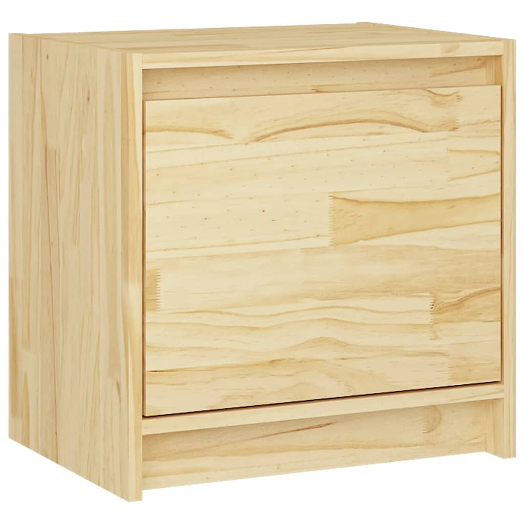 vidaXL Mesa de cabeceira 40x30,5x40 cm madeira de pinho maciça