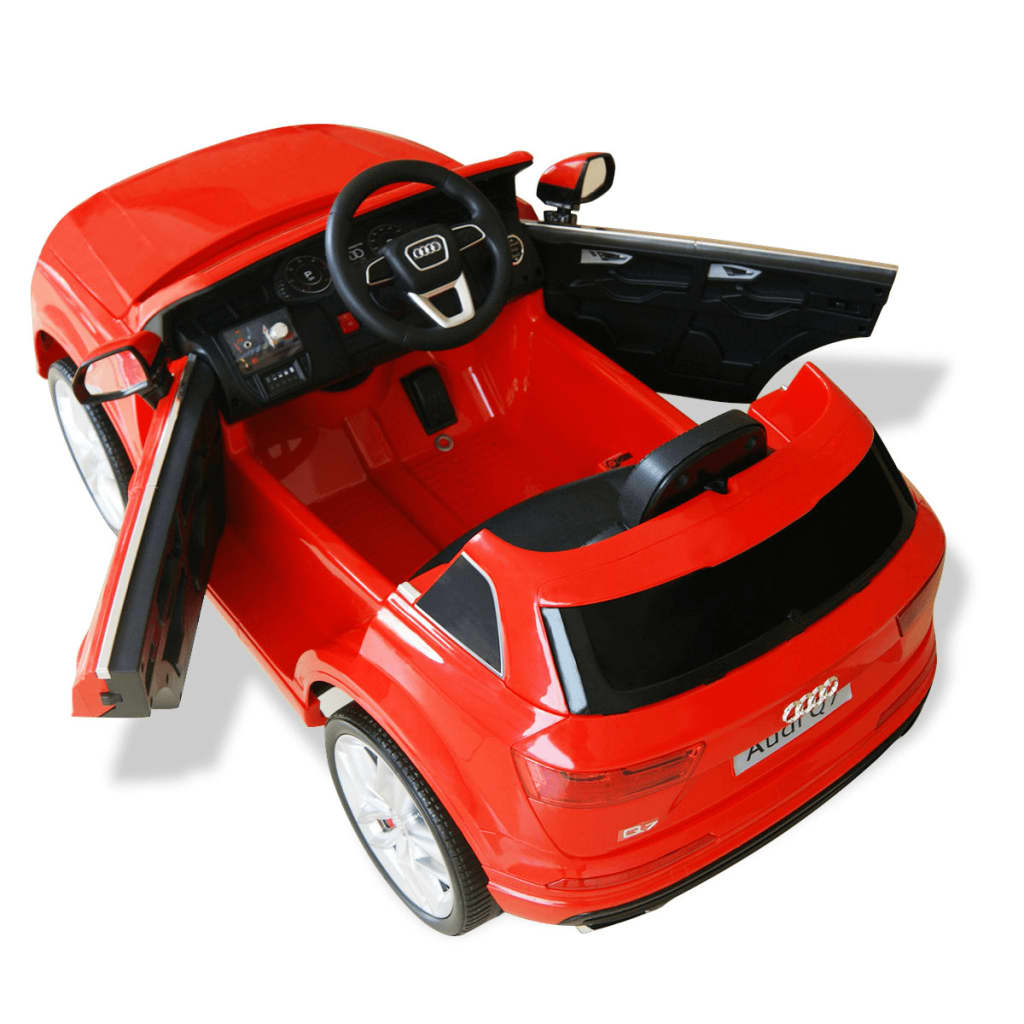 vidaXL Carro de passeio Audi Q7 elétrico 6 V vermelho