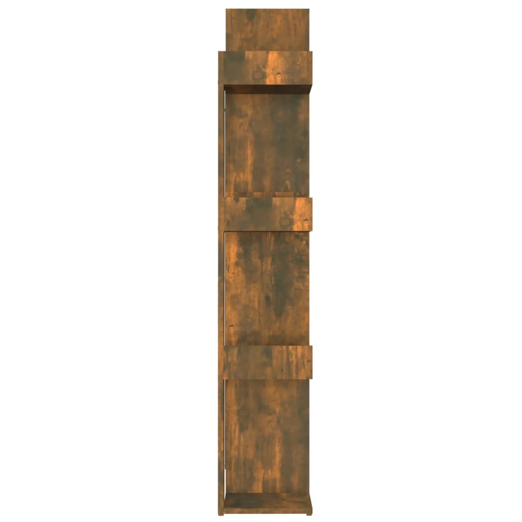 vidaXL Estante 86x25,5x140 cm derivados de madeira carvalho fumado