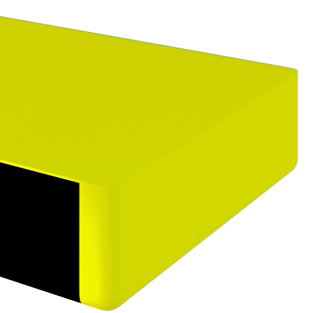 vidaXL Protetor de canto 6x2x101,5 cm PU amarelo e preto