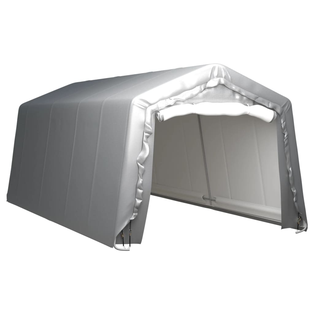 vidaXL Tenda de armazenamento 300x600 cm aço cinzento