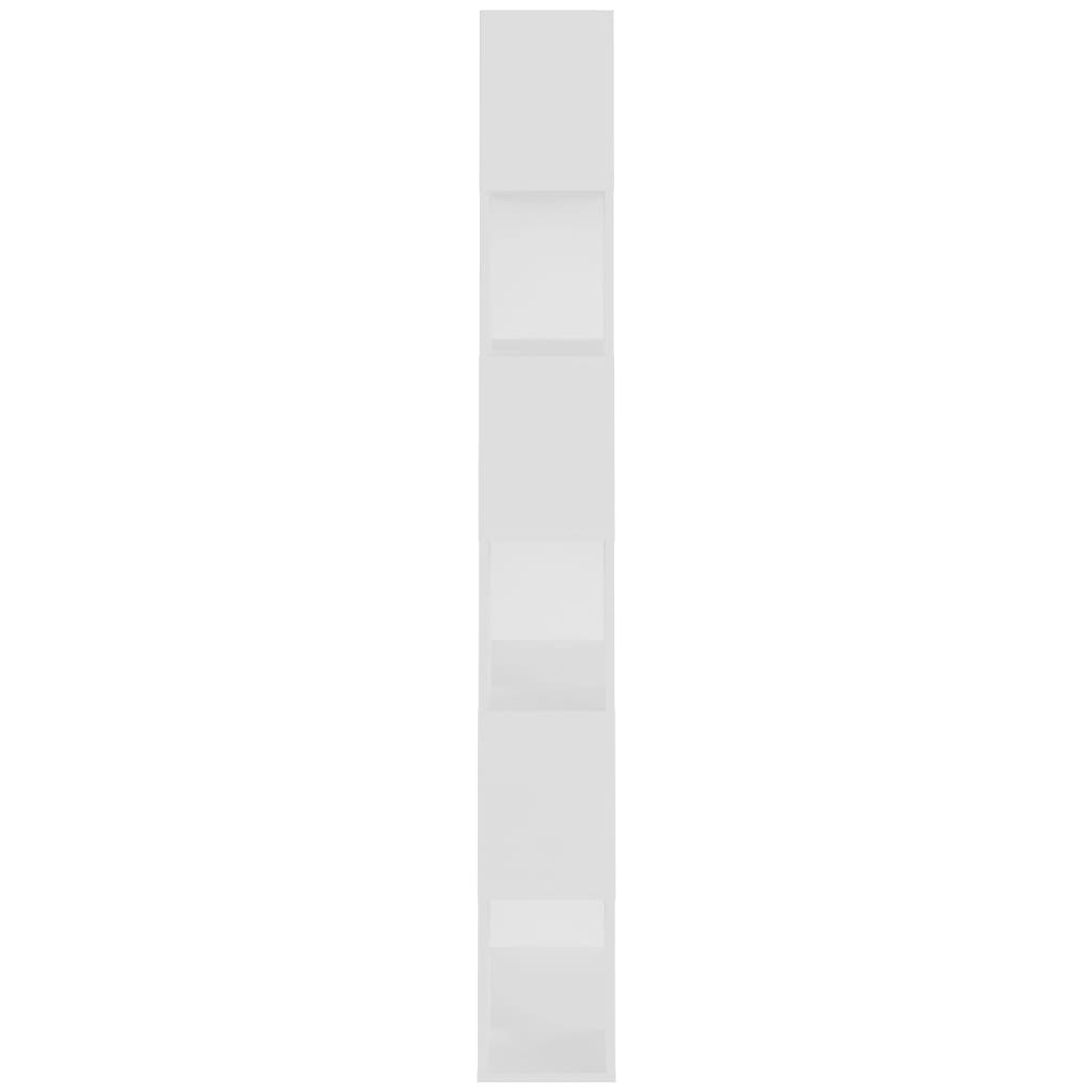 vidaXL Estante/divisória 80x24x186 cm contraplacado branco
