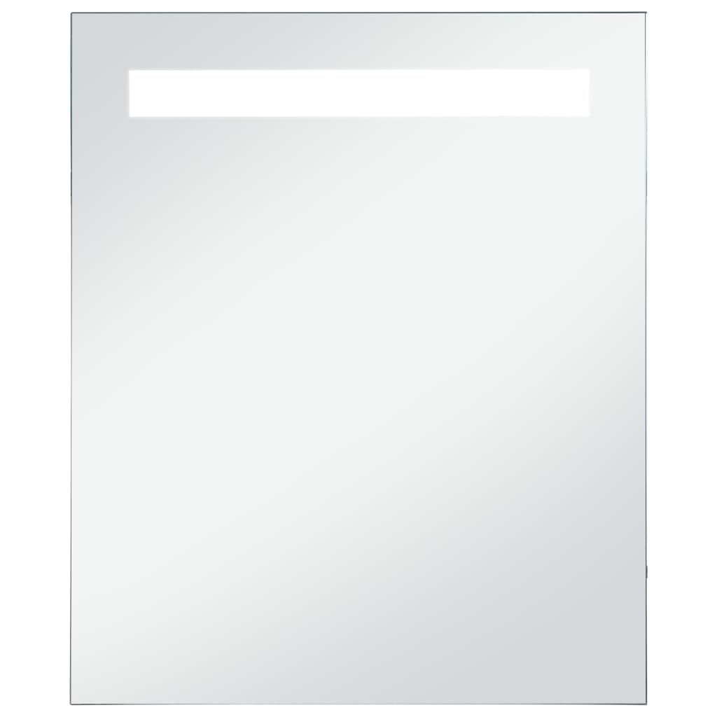 vidaXL Espelho de parede LED para casa de banho 50x60 cm