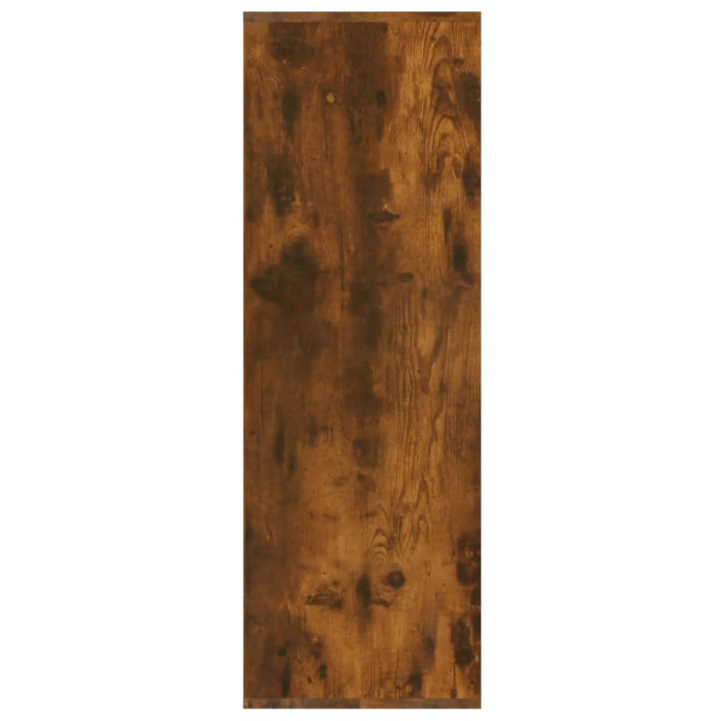 vidaXL Sapateira 54x34x100,5 cm derivados de madeira carvalho fumado